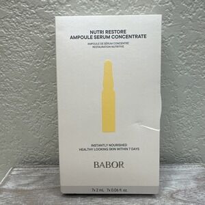 $22 🌙 Babor Nutri Restore Serum Concentrate x 7 Ampoules FAST SHIPPER SEALED
